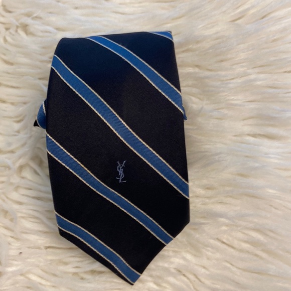 Saint Laurent - Man - Blue - Tie